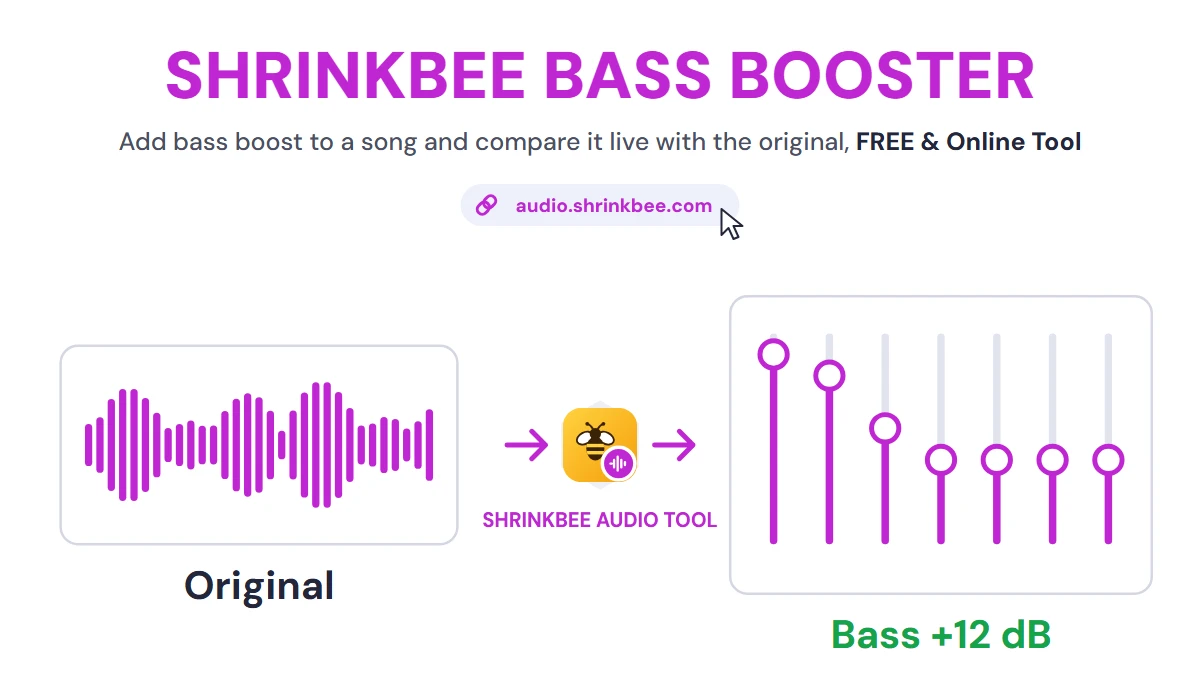 Bass Booster Online with ShrinkBee