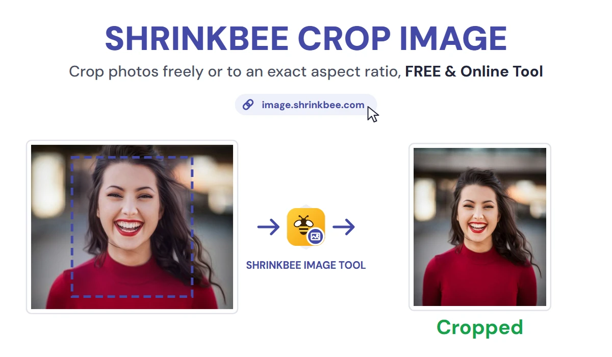 Crop Image with ShrinkBee