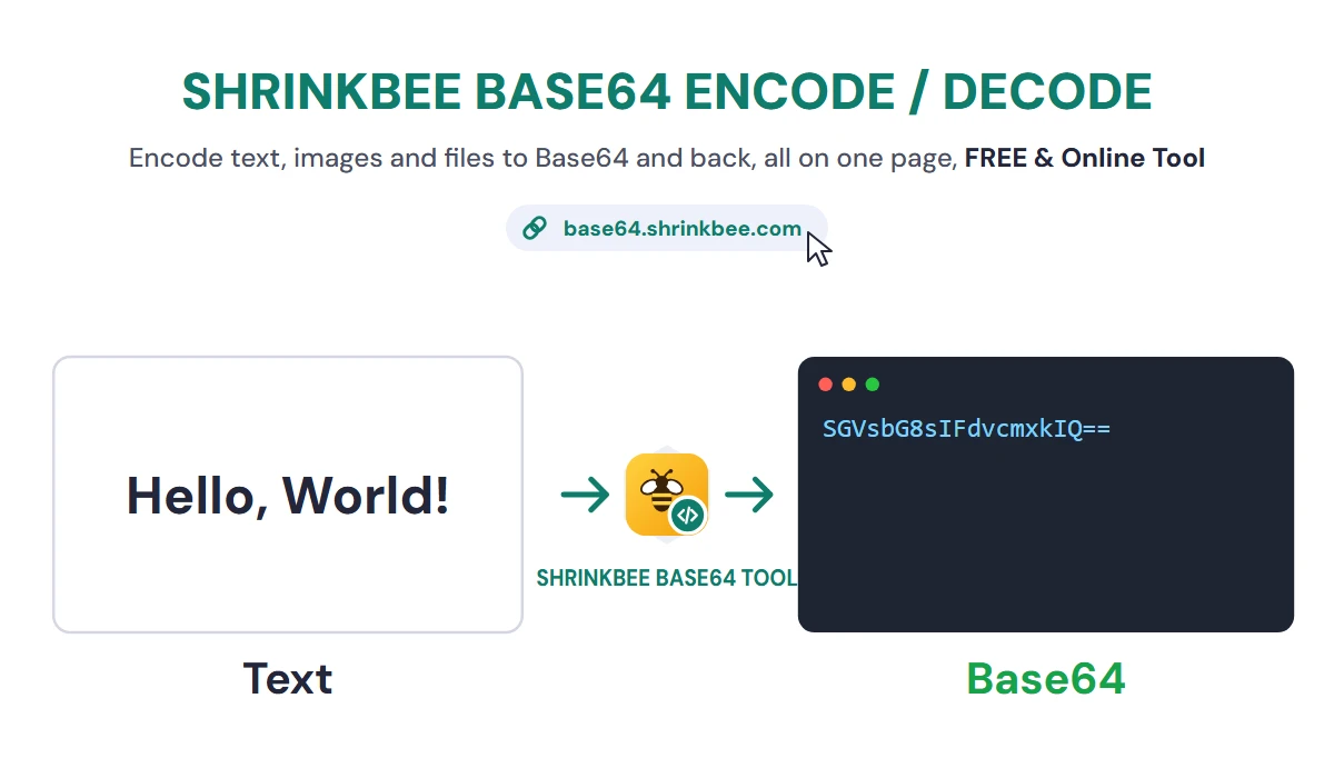 Base64 Encoder and Decoder with ShrinkBee