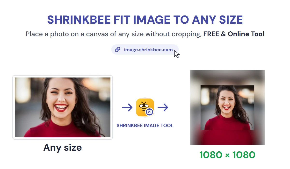 WhatsApp DP Without Crop with ShrinkBee