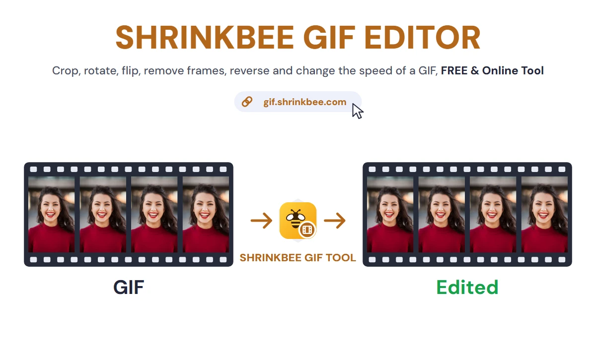 Crop GIF Online with ShrinkBee