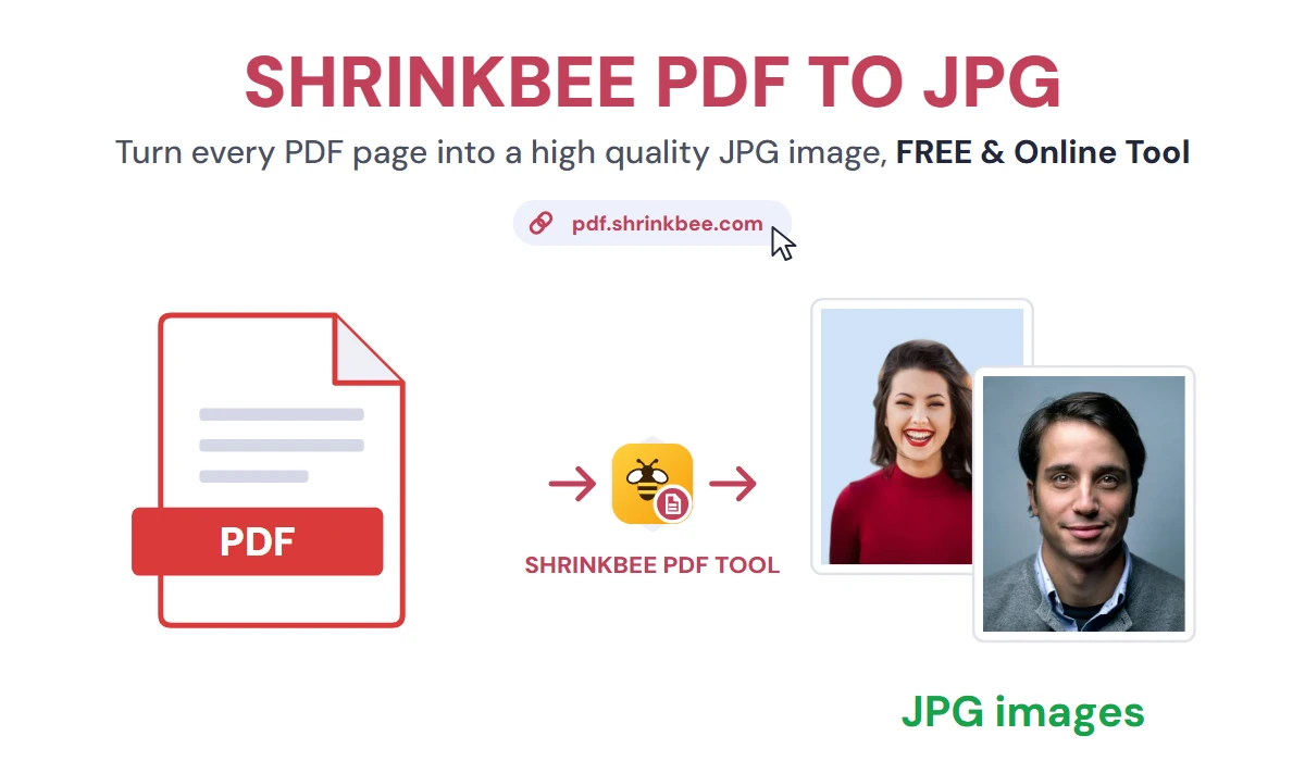 Convert PDF to JPG with ShrinkBee
