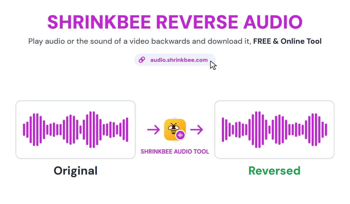 Reverse Audio Online with ShrinkBee
