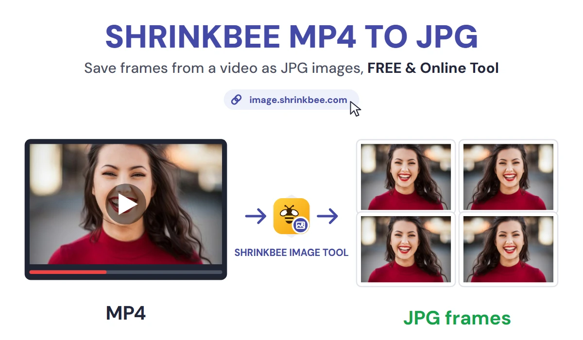 MP4 to JPG with ShrinkBee